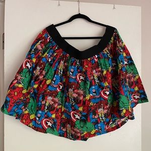 Custom made Marvel comic skirt